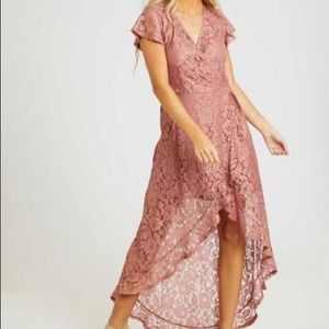 Altar’d state Artiz maxi dress in blush
